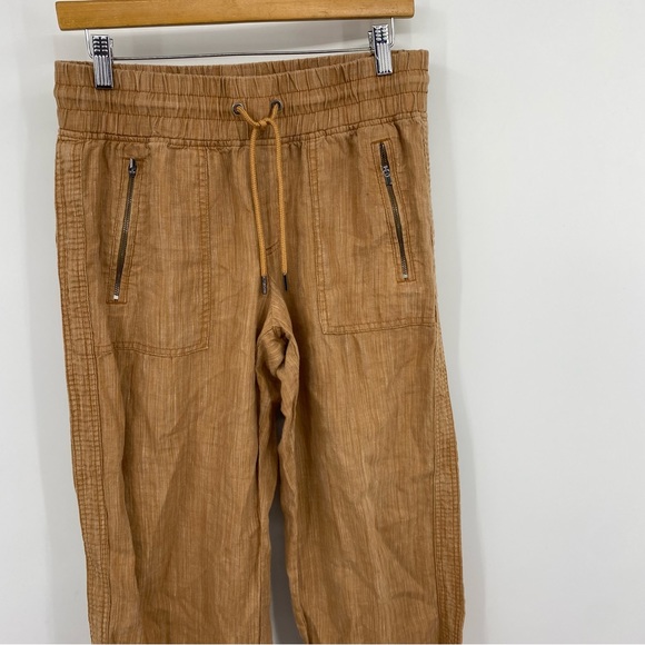 Athleta Cabo Linen Textured Wide Leg Pant Size 6 - Picture 4 of 11